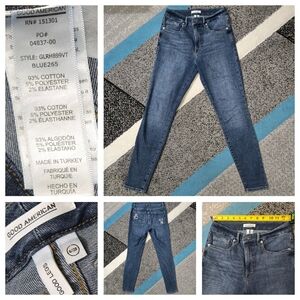 Good American Good Legs Skinny Jeans, 6/28, EUC